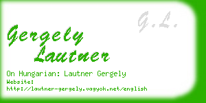 gergely lautner business card